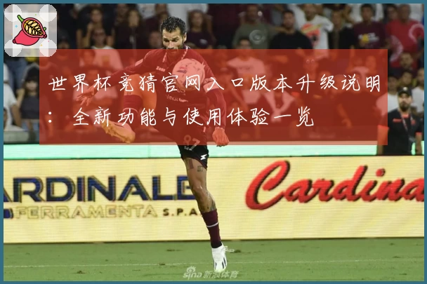 世界杯竞猜官网入口版本升级说明：全新功能与使用体验一览